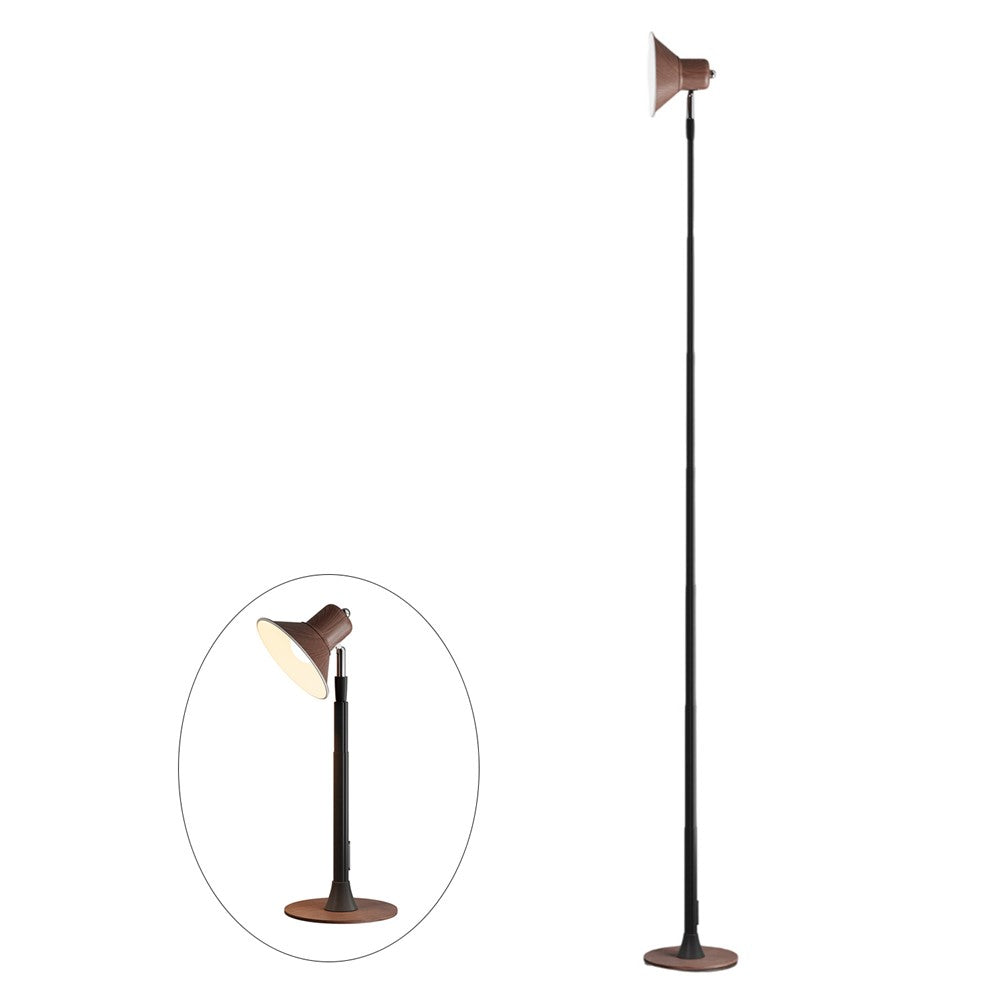 LED-lampa med justerbar höjd – skrivbord och golv i ett