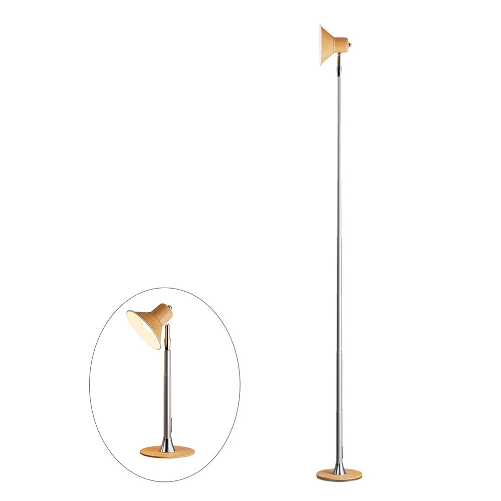 LED-lampa med justerbar höjd – skrivbord och golv i ett