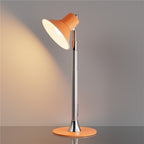 Justerbar LED-lampa – orange golv- och skrivbordslampa med dimmer