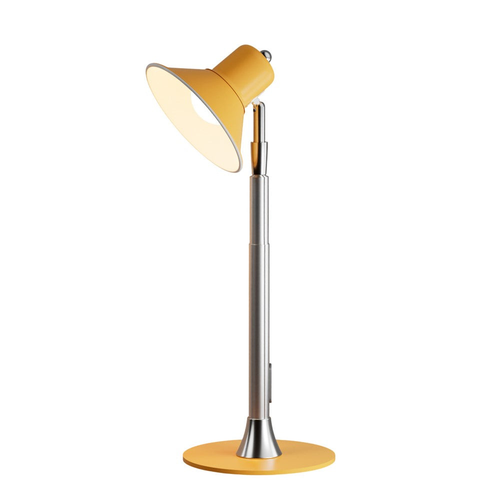 Justerbar LED-lampa – orange golv- och skrivbordslampa med dimmer