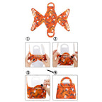Godispåsar – 10-pack Halloween-väskor i filt, blandade färger