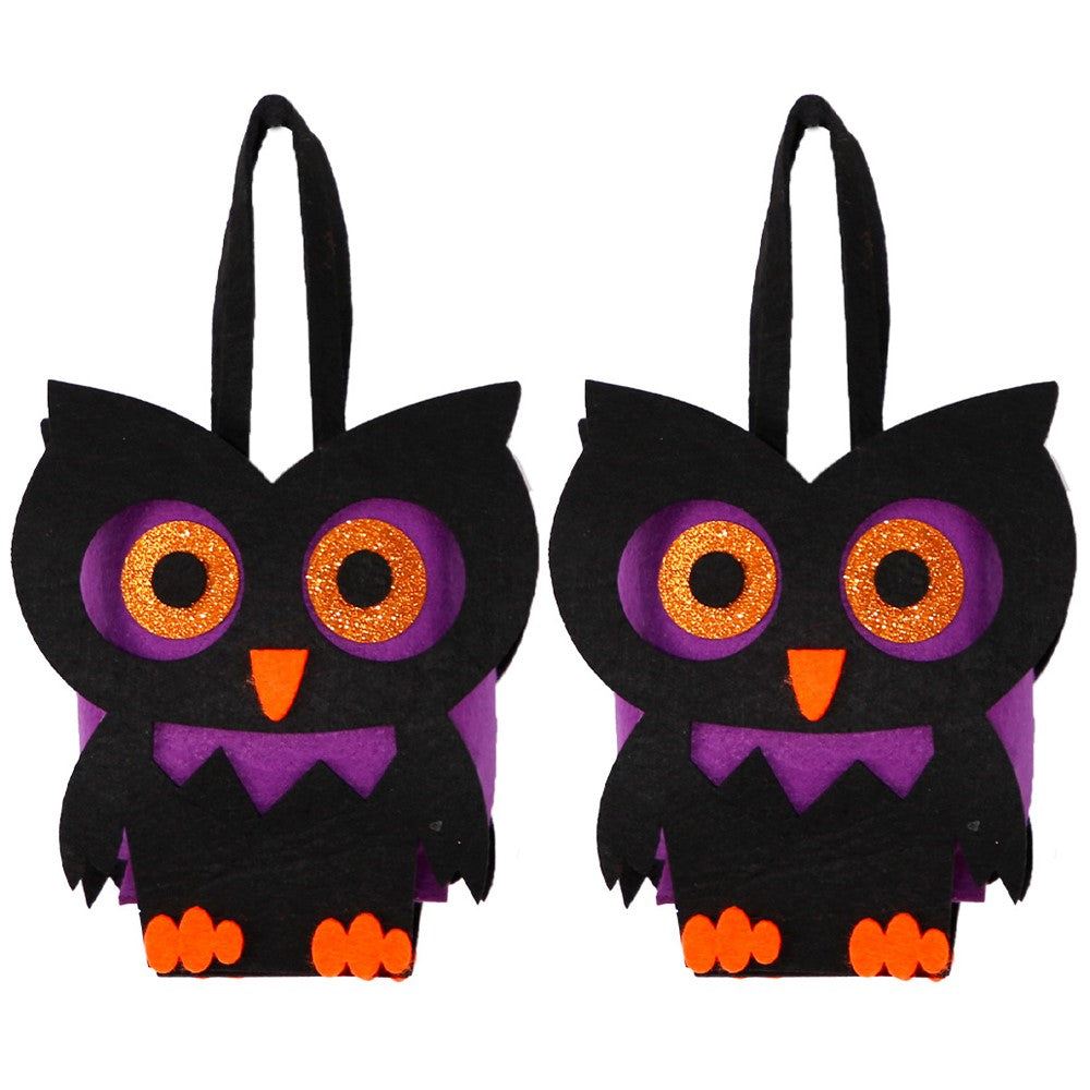 Godispåsar – 2-pack filtväskor för Halloween