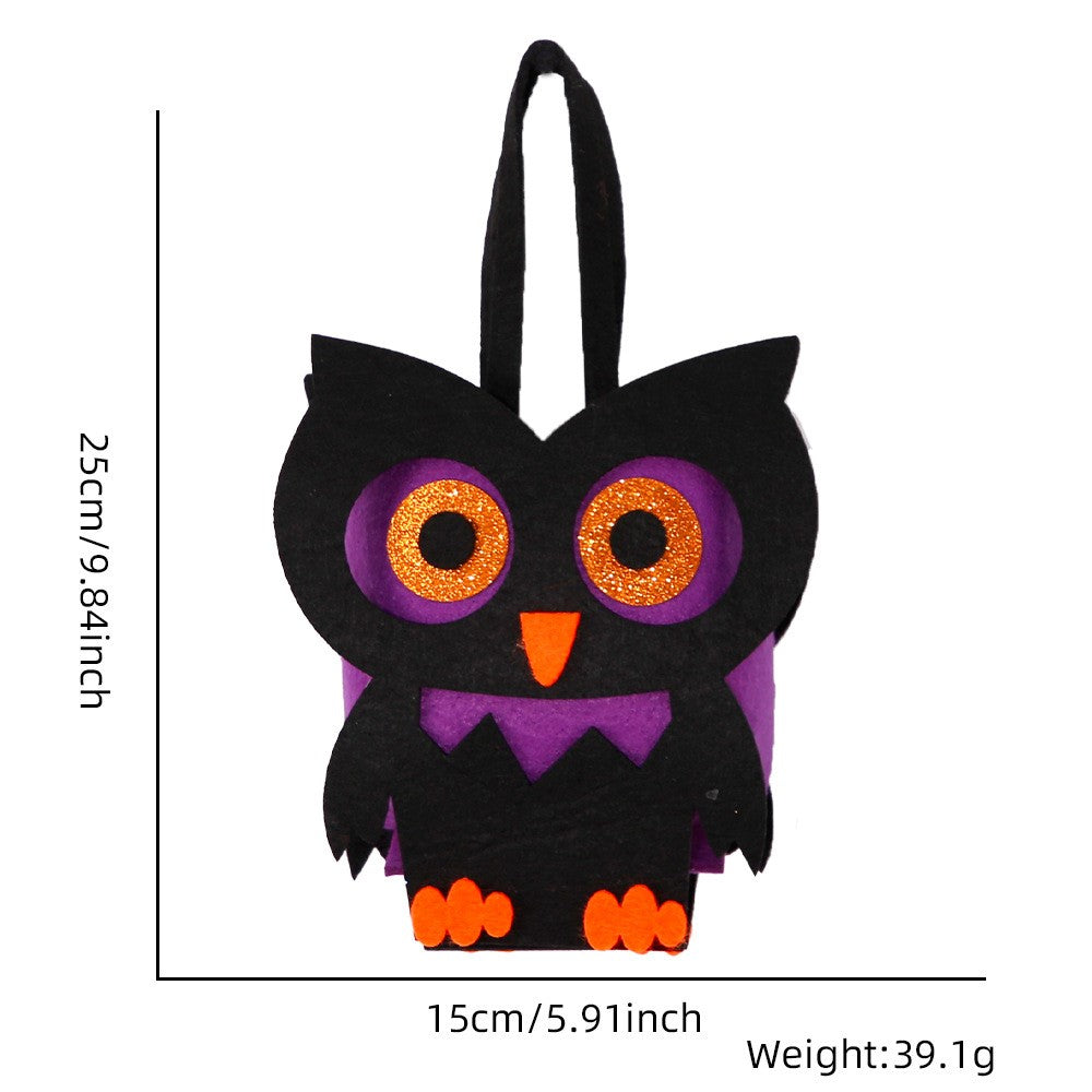 Godispåsar – 2-pack filtväskor för Halloween