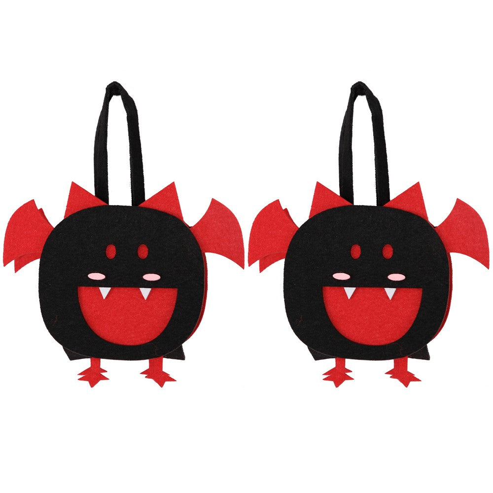 Godispåsar – 2-pack filtväskor för Halloween