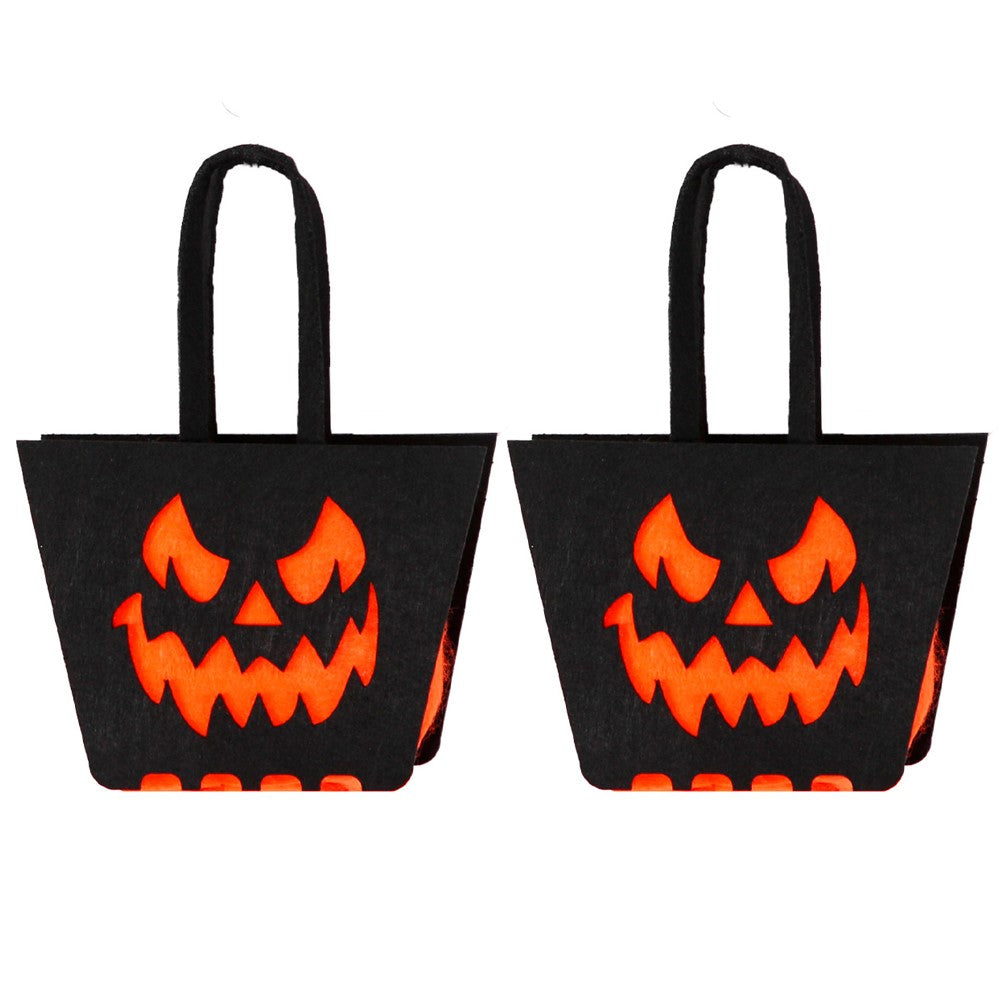 Godispåsar – 2-pack filtväskor för Halloween