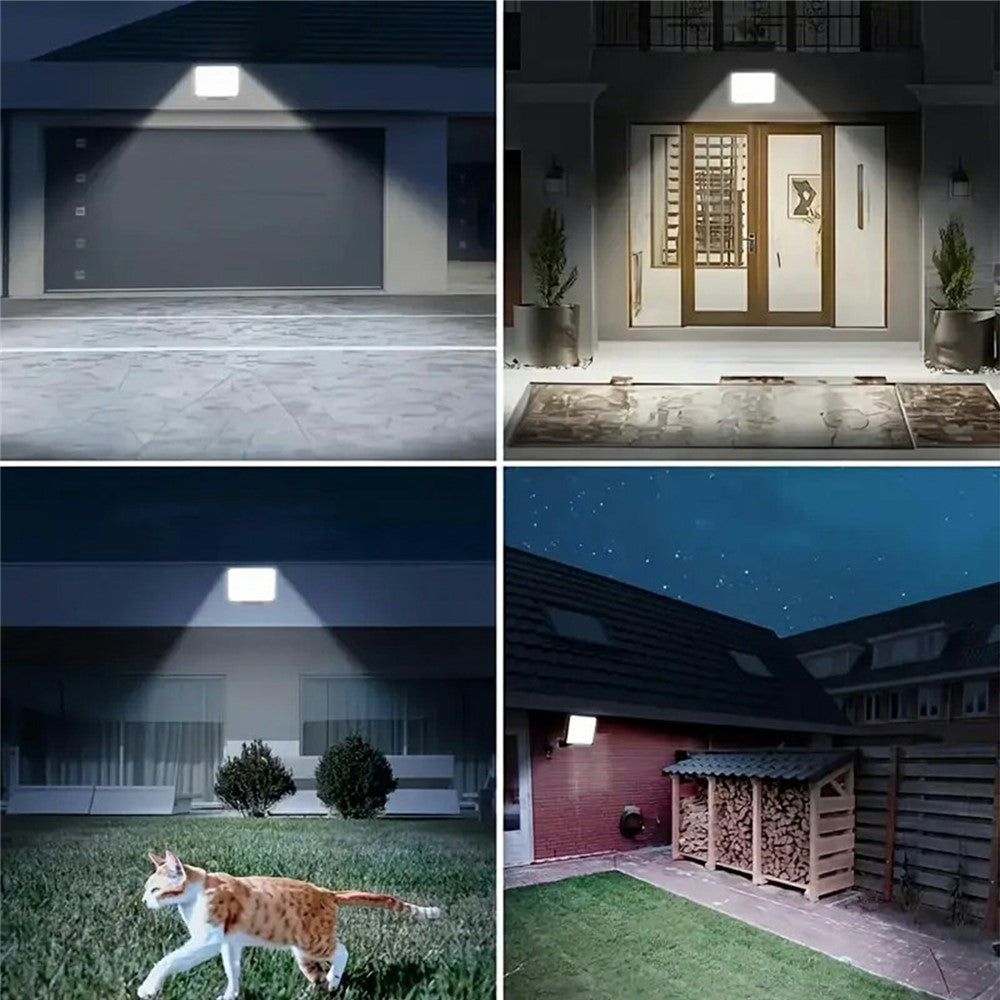 Solcellslampa – 172 LED 300W med rörelsesensor, vattentät