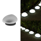 Solcellsdriven marklampa – stenlook