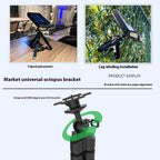 Solcellsdriven lampa med stativ – 40 LED, rörelsesensor och USB-laddning