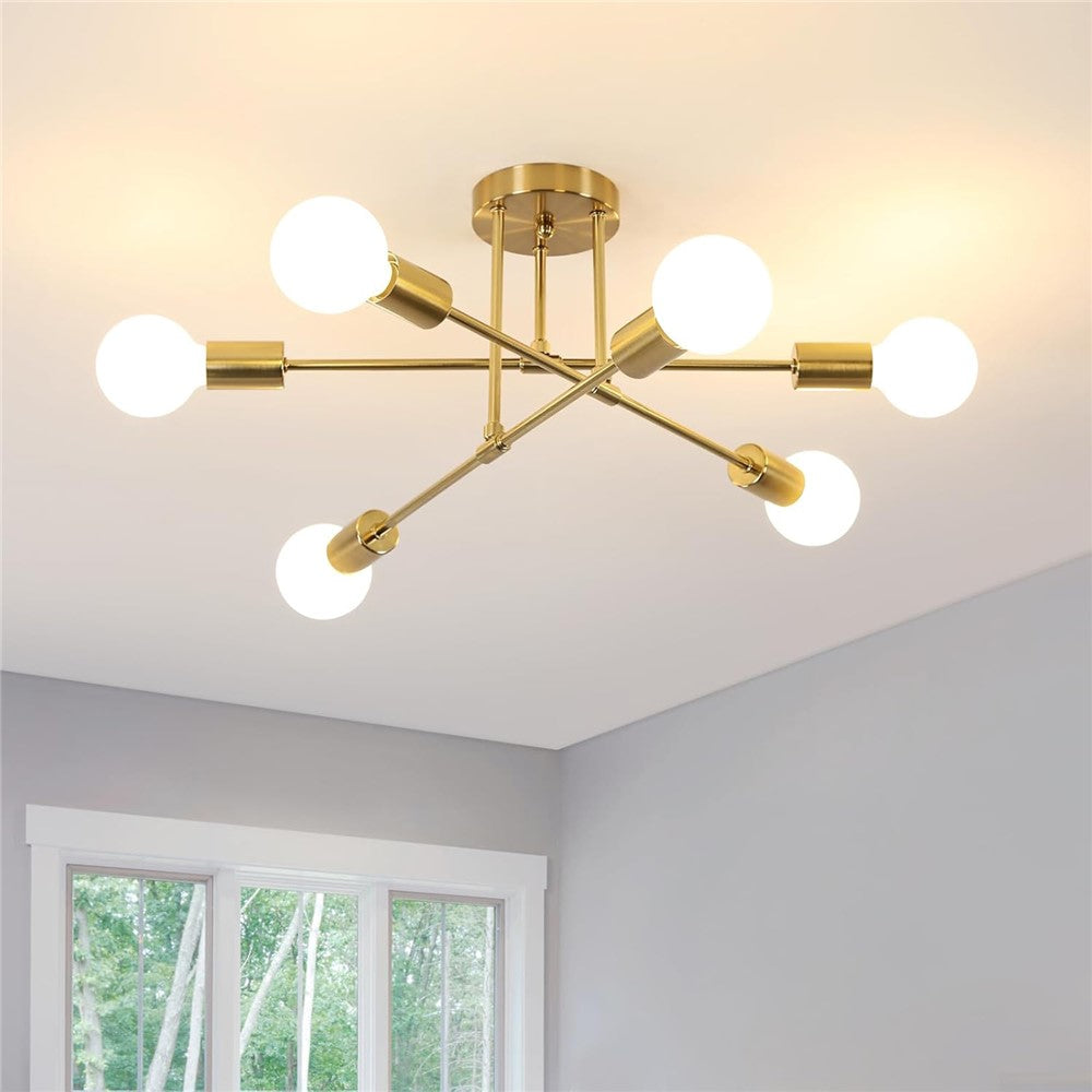 Modern taklampa – molekylär LED-belysning dimbar