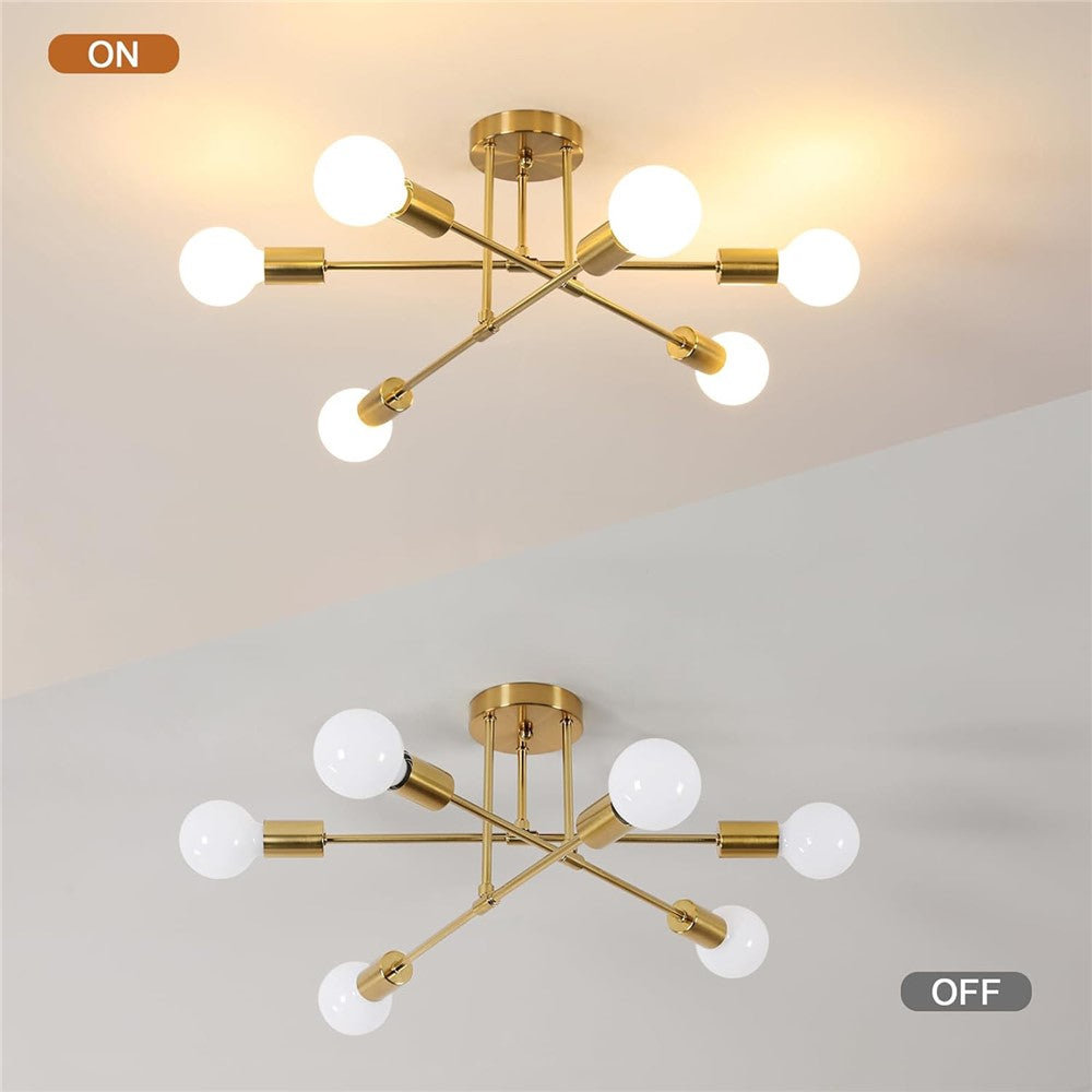 Modern taklampa – molekylär LED-belysning dimbar