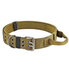 Taktiskt hundhalsband med reflex & handtag (L)