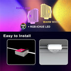 Smart LED-belysning 15M – IP67 vattentät och appstyrd