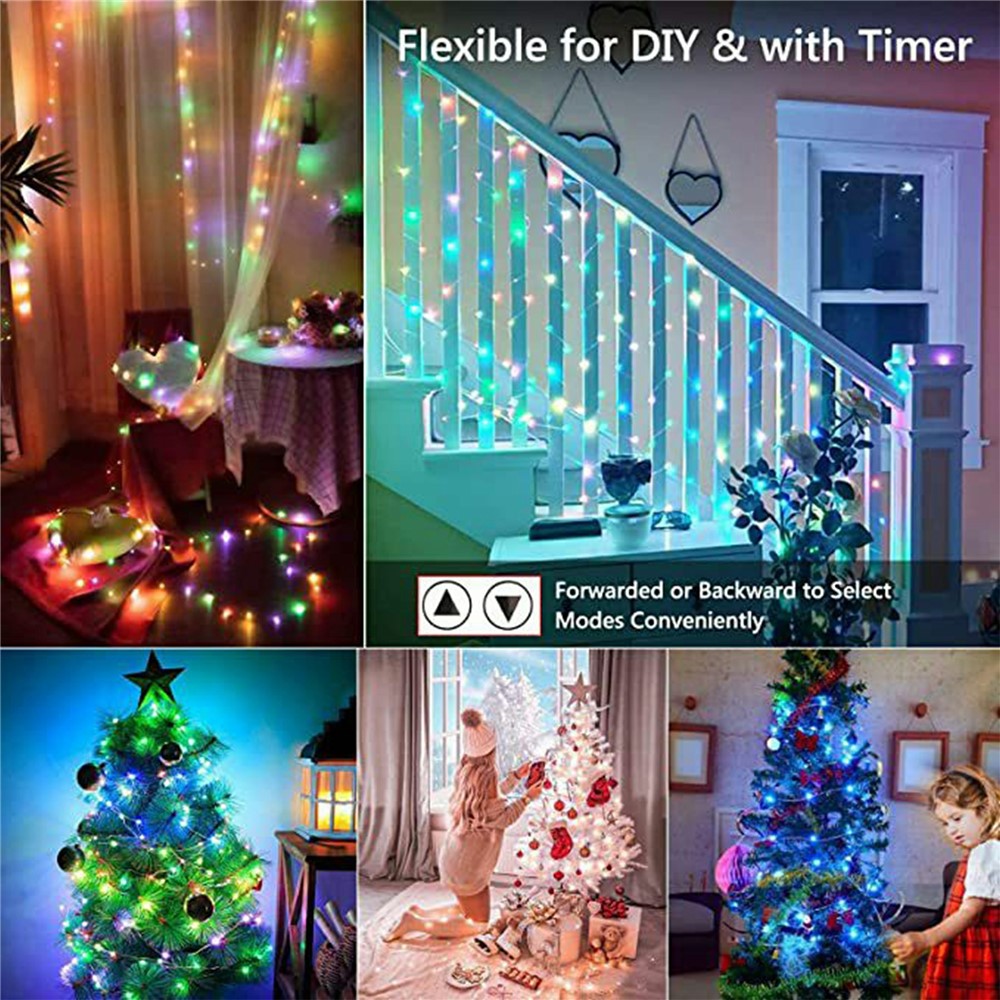 Smart ljusslinga 10M – 100 LED, appstyrd RGB