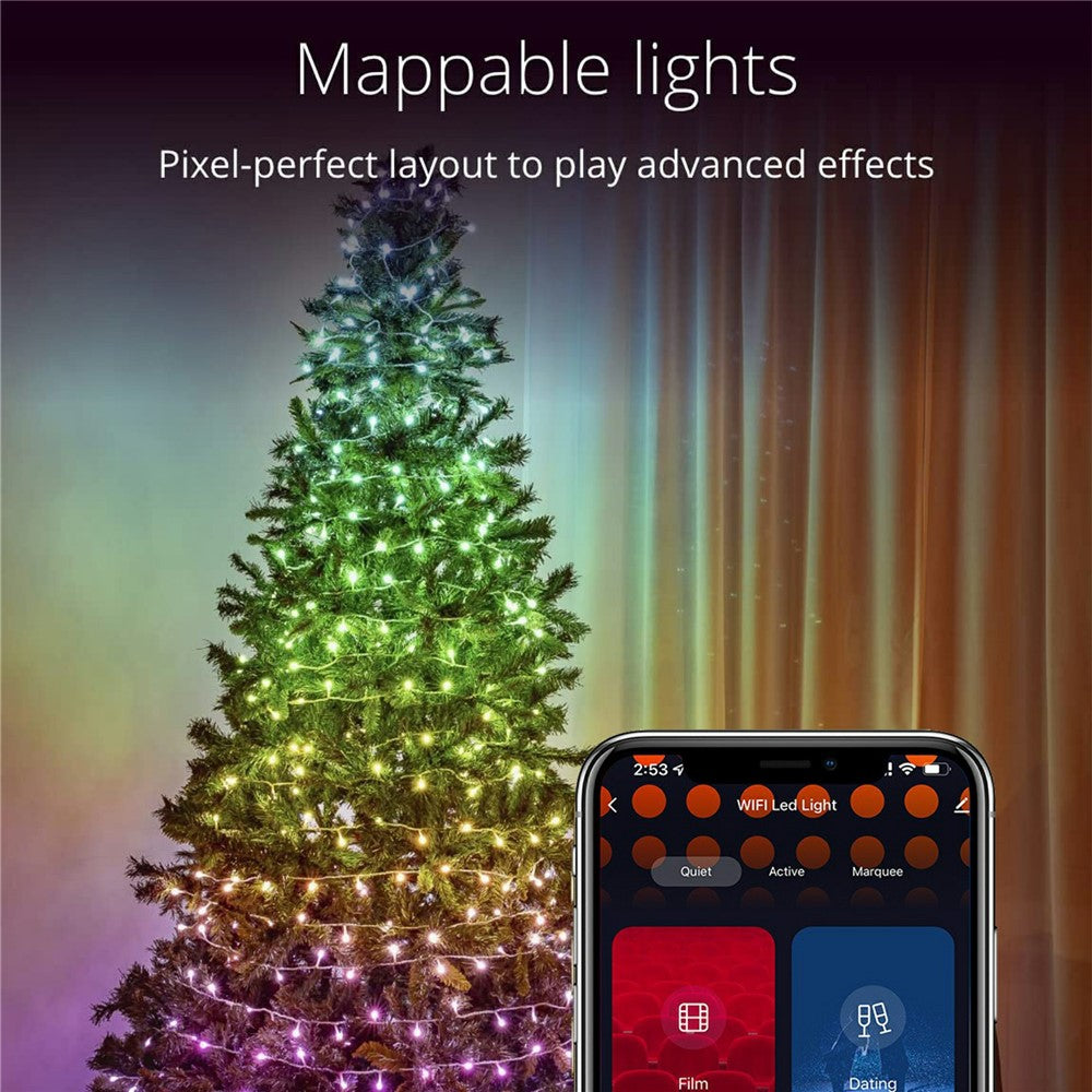 LED-ljusslinga med app & musikläge – 10 m