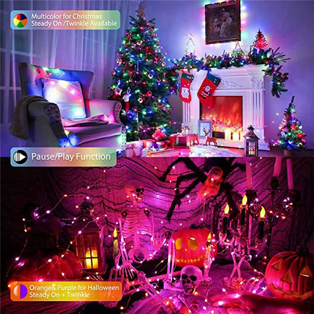 LED-ljusslinga med app & musikläge – 10 m