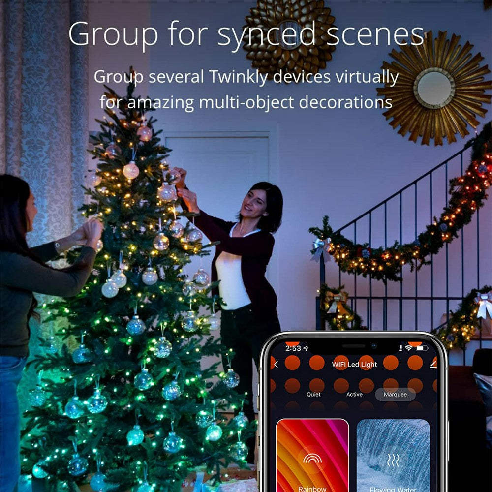 LED-ljusslinga med app & musikläge – 10 m