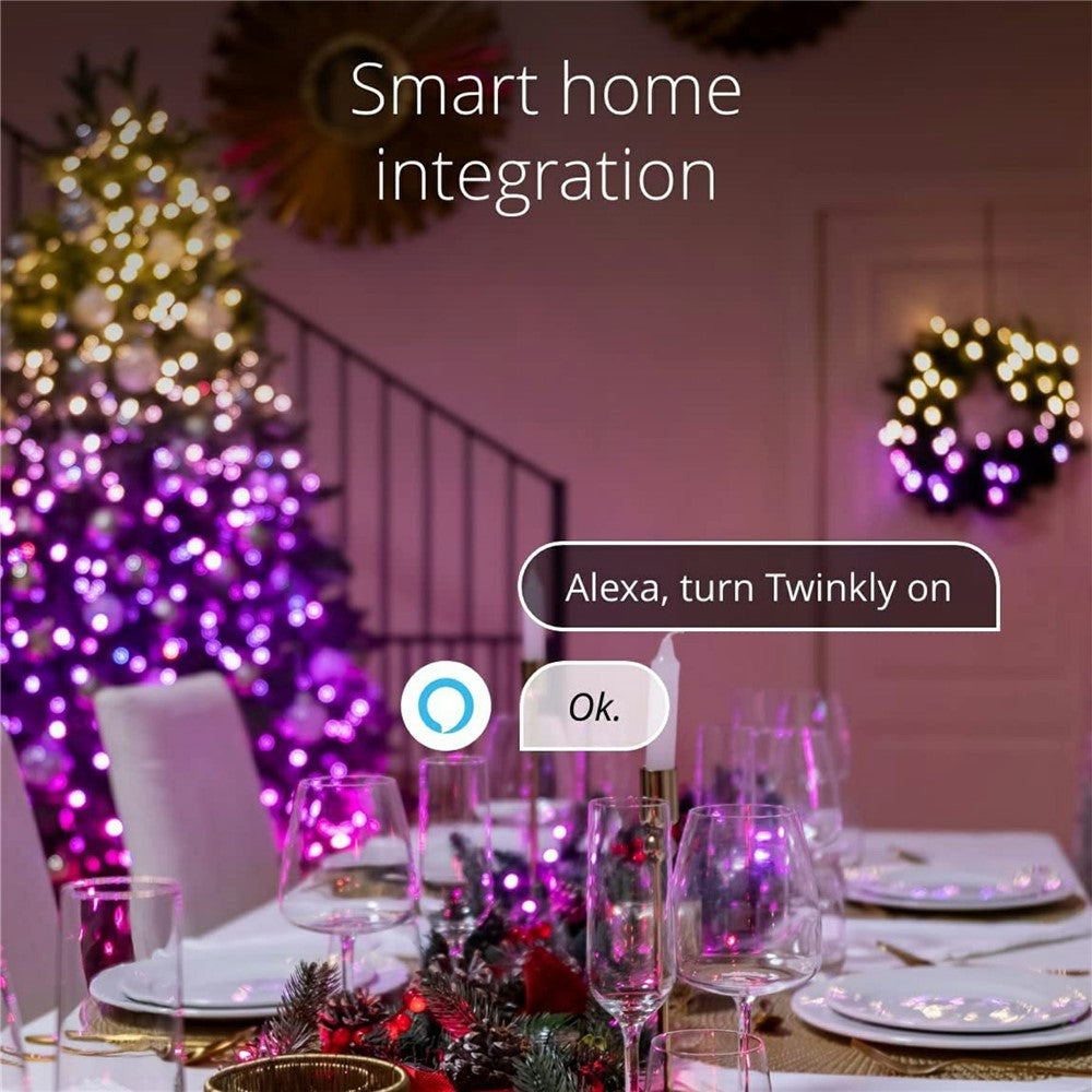 LED-ljusslinga med app & musikläge – 10 m
