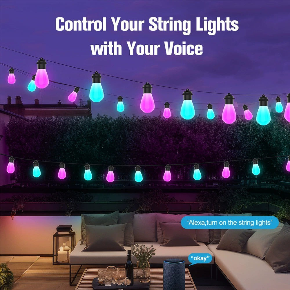 Smart ljusslinga 12M – RGBIC LED med appstyrning