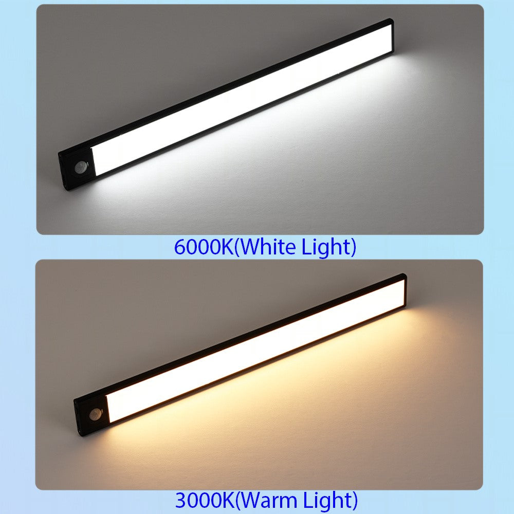 Rörelsesensorlampa 20 cm – magnetisk LED-list för kök