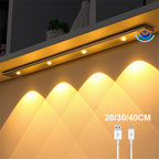 LED-lampa 60 cm – självhäftande garderobsbelysning