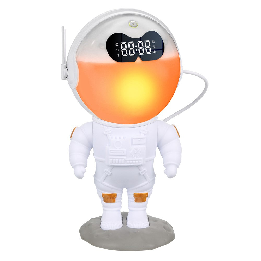 Astronaut-väckarklocka med nattlampa