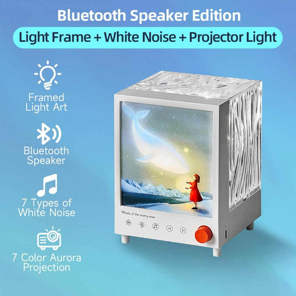 Bärbar Projektorlampa med Bluetooth 5.3-Högtalare (S10)