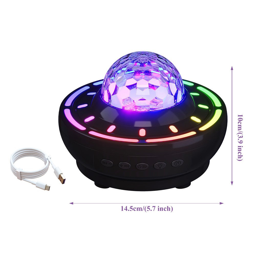 Stjärnlaserprojektor – USB-driven med Bluetooth-högtalare