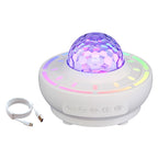 Stjärnlaserprojektor – USB-driven med Bluetooth-högtalare