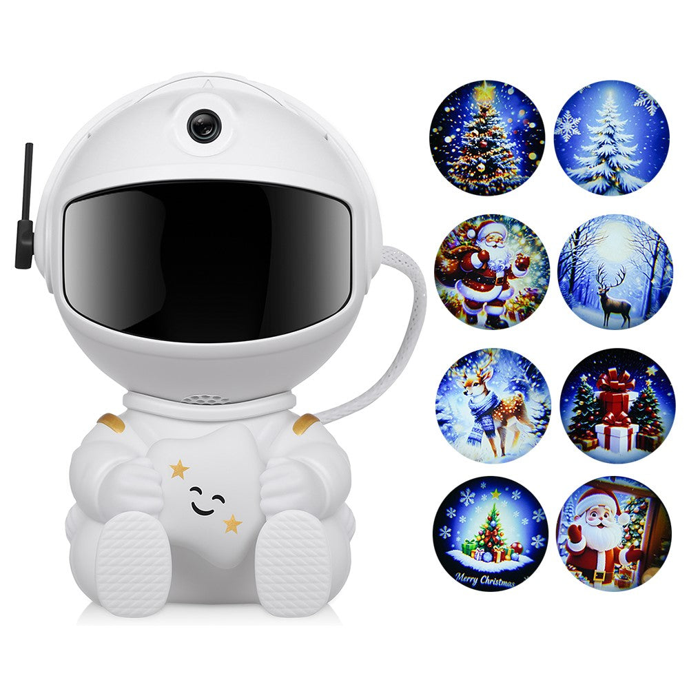 Projektorlampa – astronaut som kramar stjärna, USB