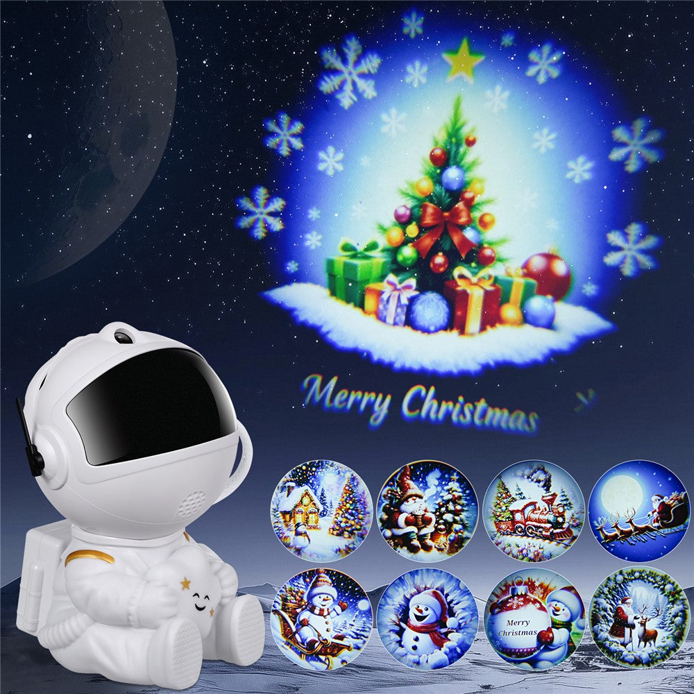 Projektorlampa – astronaut som kramar stjärna, USB