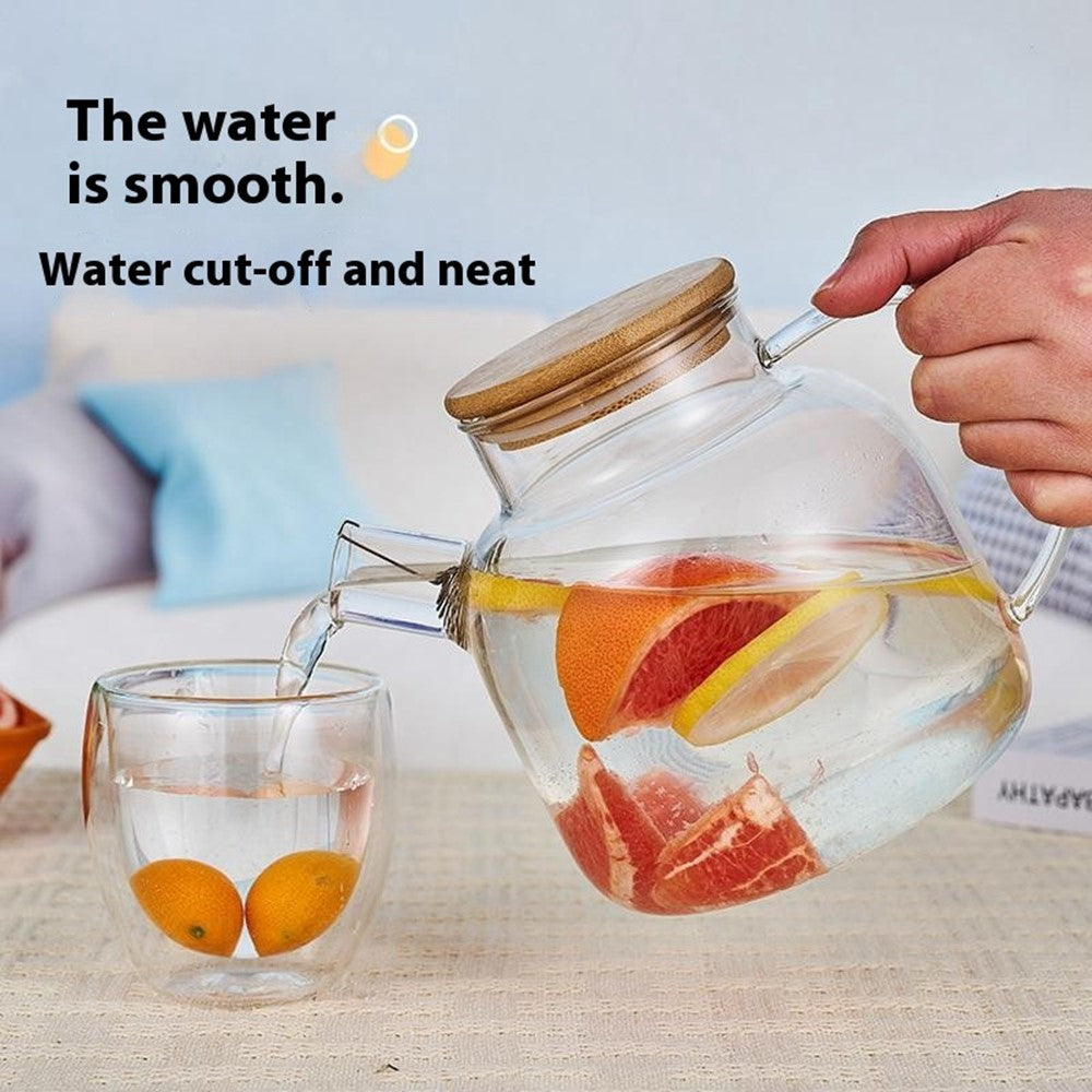 Värmetålig glaskanna 600 ml – elegant och hållbar servering