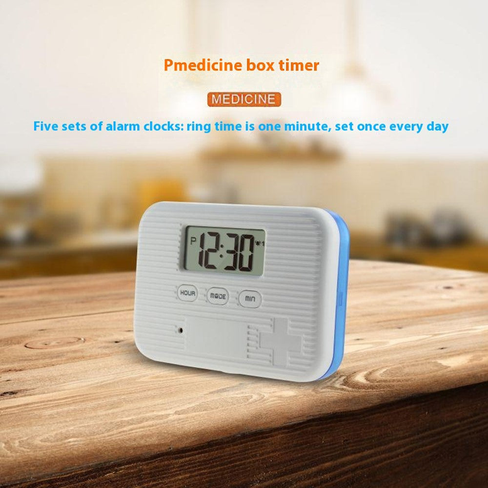 Pillerbox – CR-211 smart påminnare, 6 fack, 7 dagar