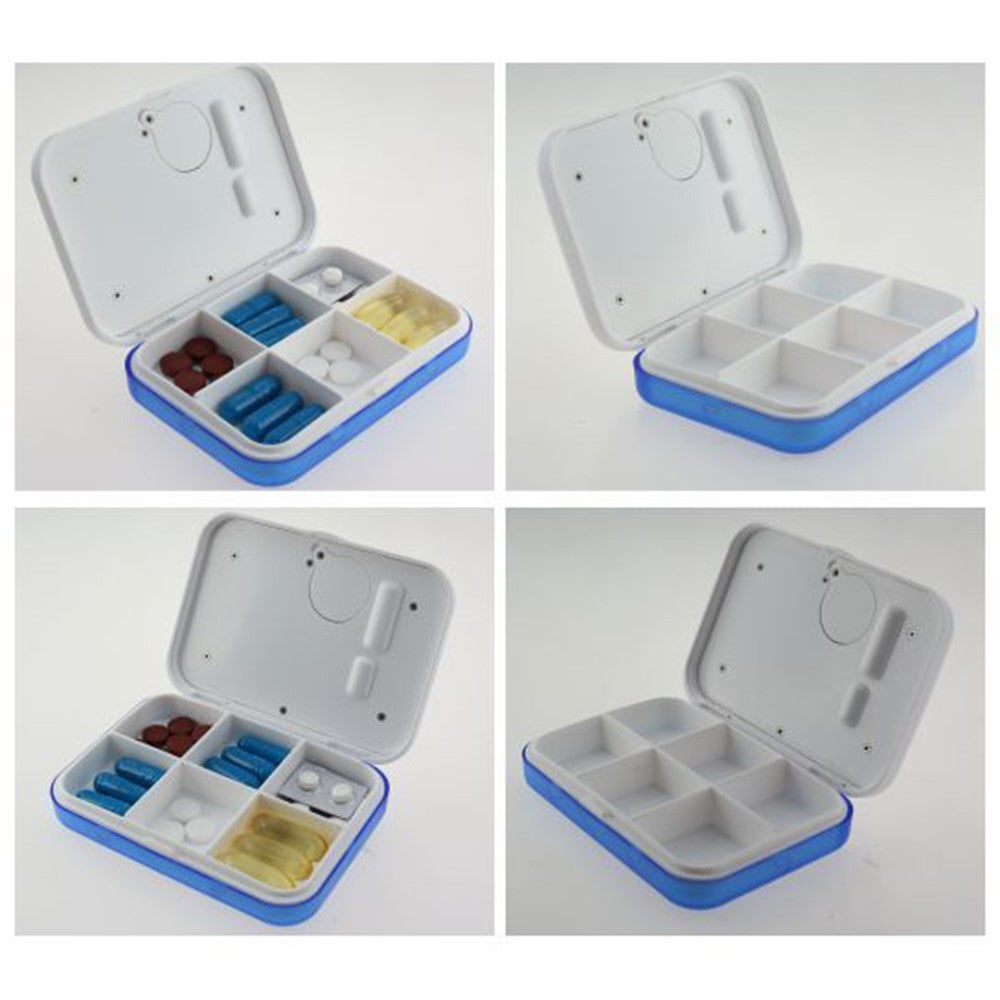 Pillerbox – CR-211 smart påminnare, 6 fack, 7 dagar