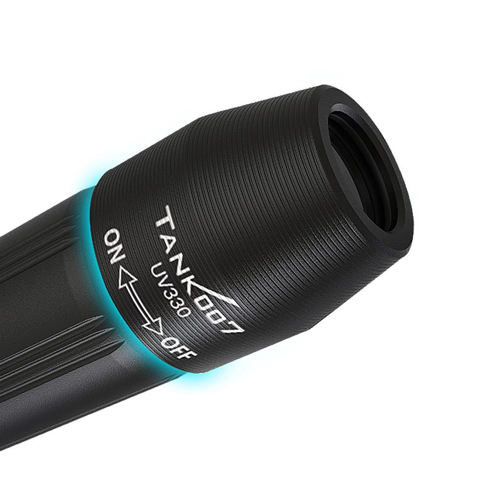 UV-ficklampa 365nm – för fluorescens och härdning (utan batteri)