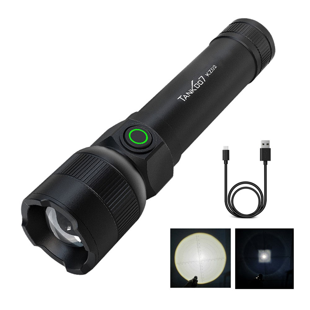 Zoombar LED-ficklampa – 1000 lumen uppladdningsbar