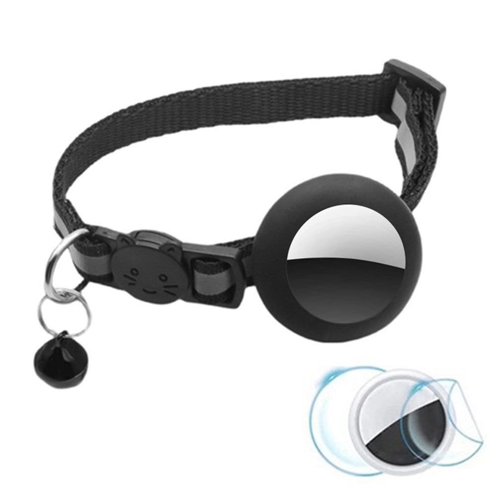 AirTag-fodral – reflekterande halsband med klocka