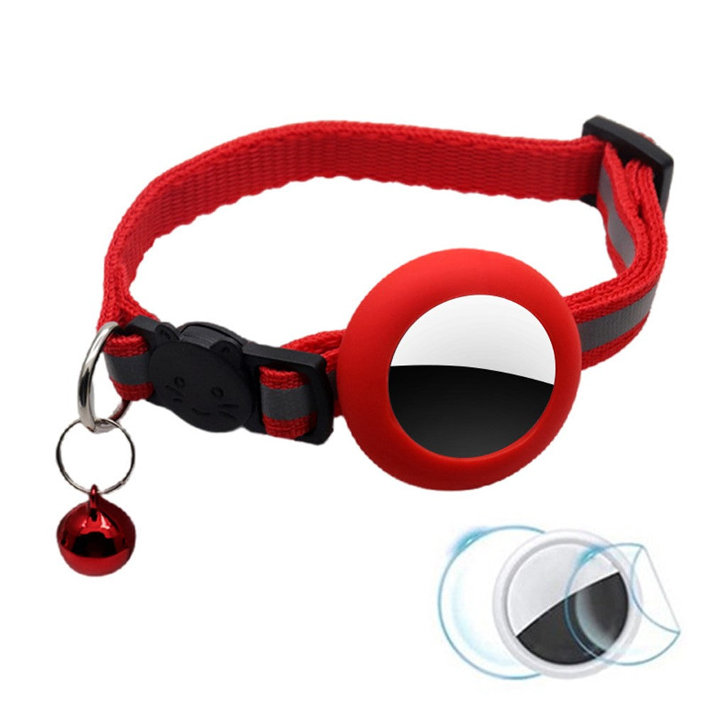 AirTag-fodral – reflekterande halsband med klocka