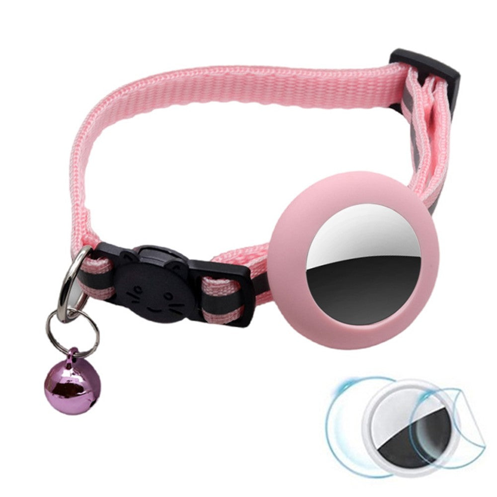 AirTag-fodral – reflekterande halsband med klocka