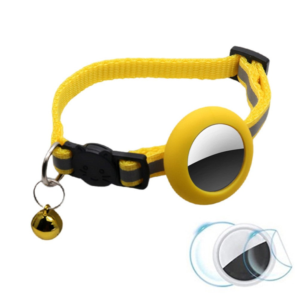 AirTag-fodral – reflekterande halsband med klocka
