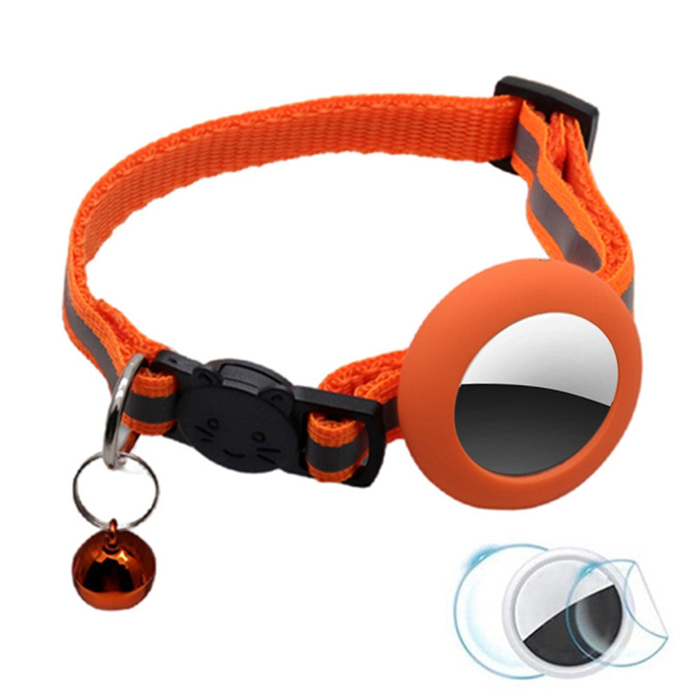 AirTag-fodral – reflekterande halsband med klocka