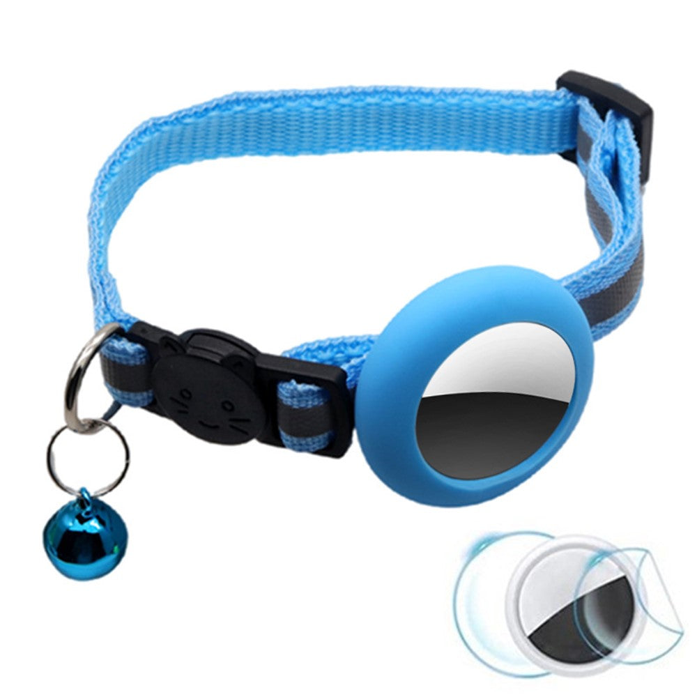 AirTag-fodral – reflekterande halsband med klocka