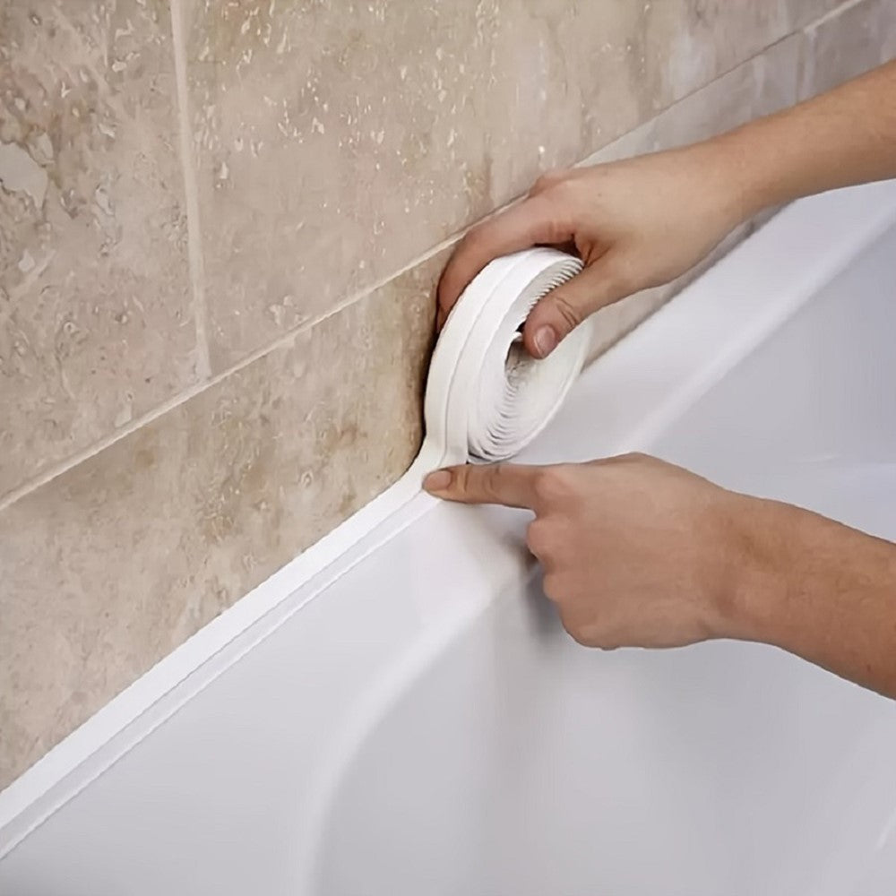 Tätningstejp – 3.8x3.2m PVC för kakel & diskbänk