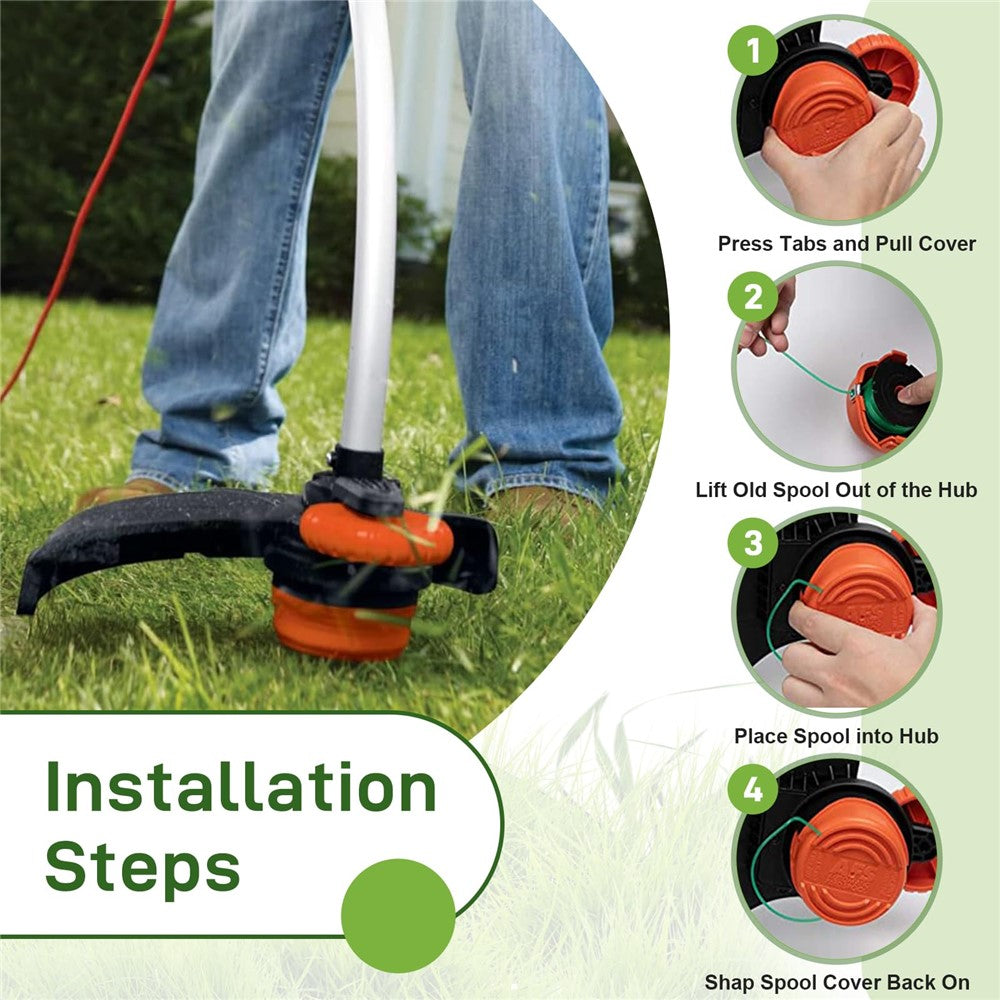 Spolskydd – 2-pack RS0011 för Black & Decker grästrimmer
