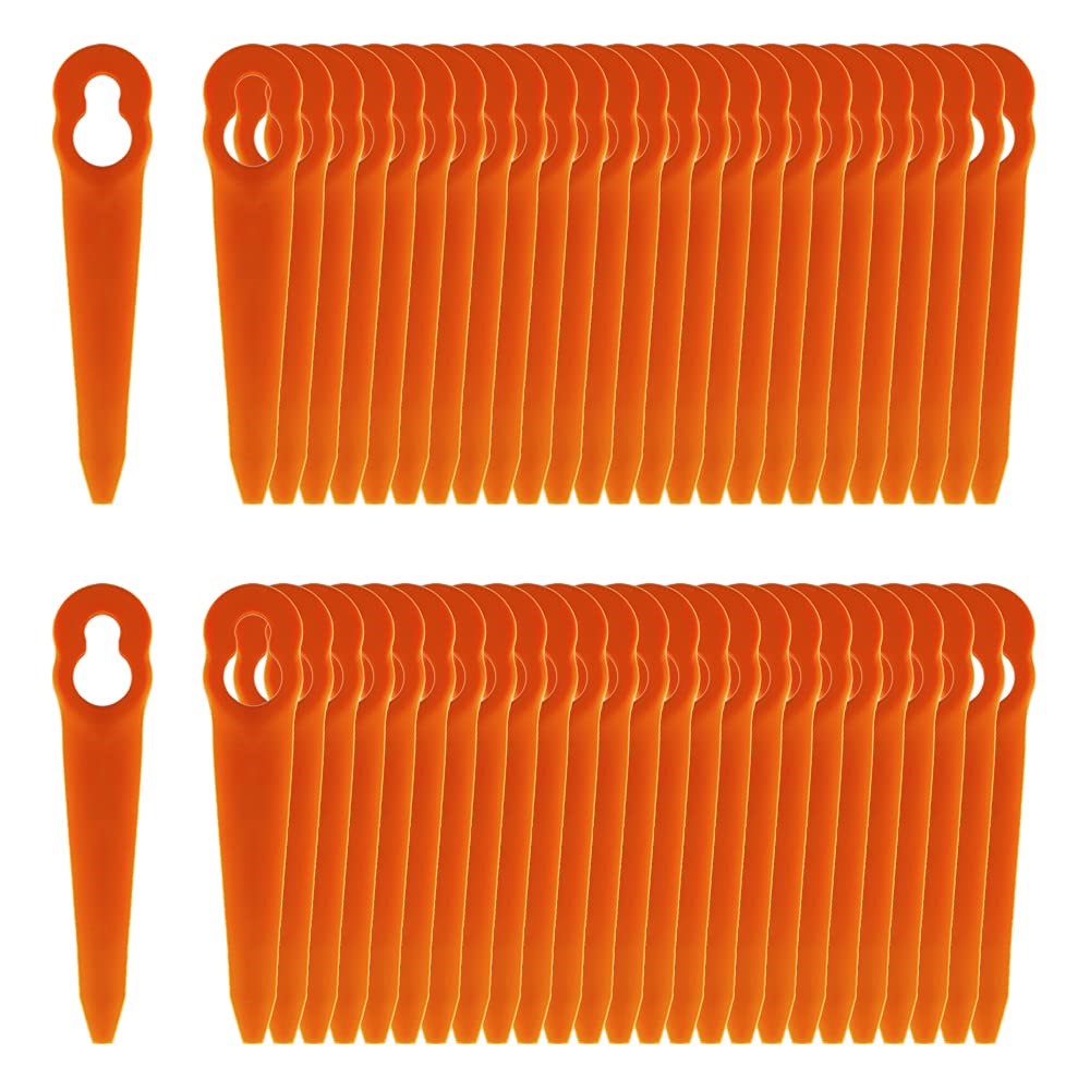 Grästrimmerblad i plast – 100-pack