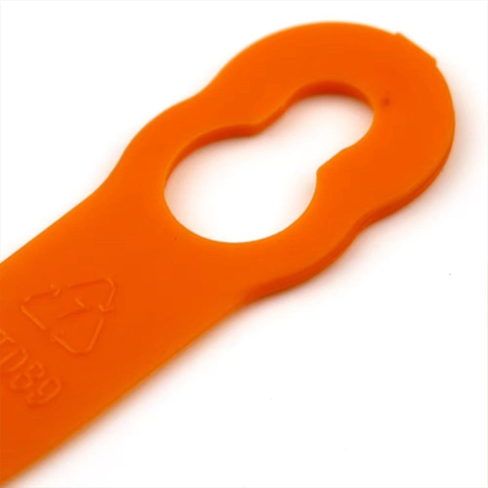 Grästrimmerblad i plast – 100-pack