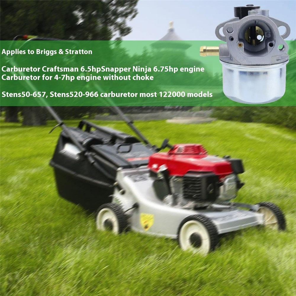 Förgasare – 799868 kit för Briggs & Stratton gräsklippare