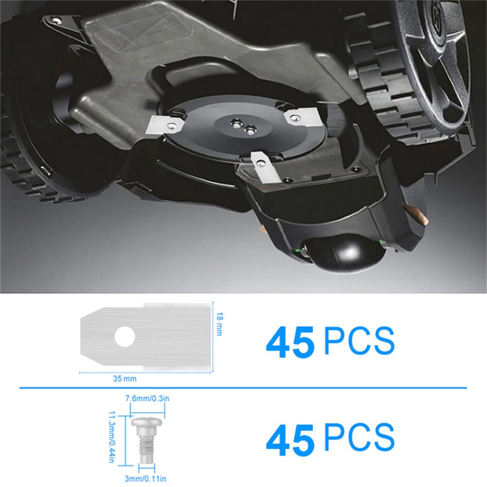 Ersättningsknivar till robotgräsklippare – 30-pack