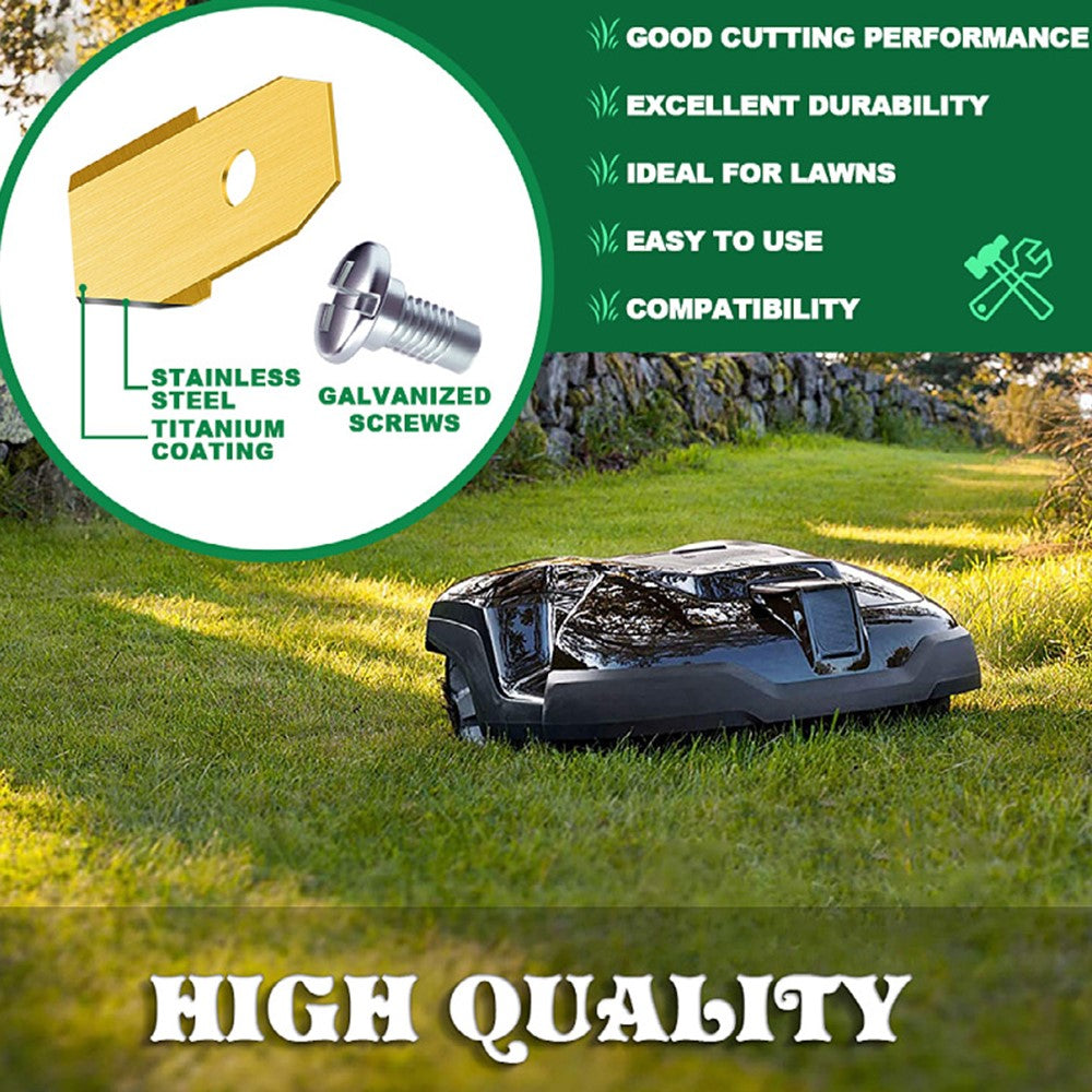 Knivar – 45-pack rostfria blad för Husqvarna gräsklippare