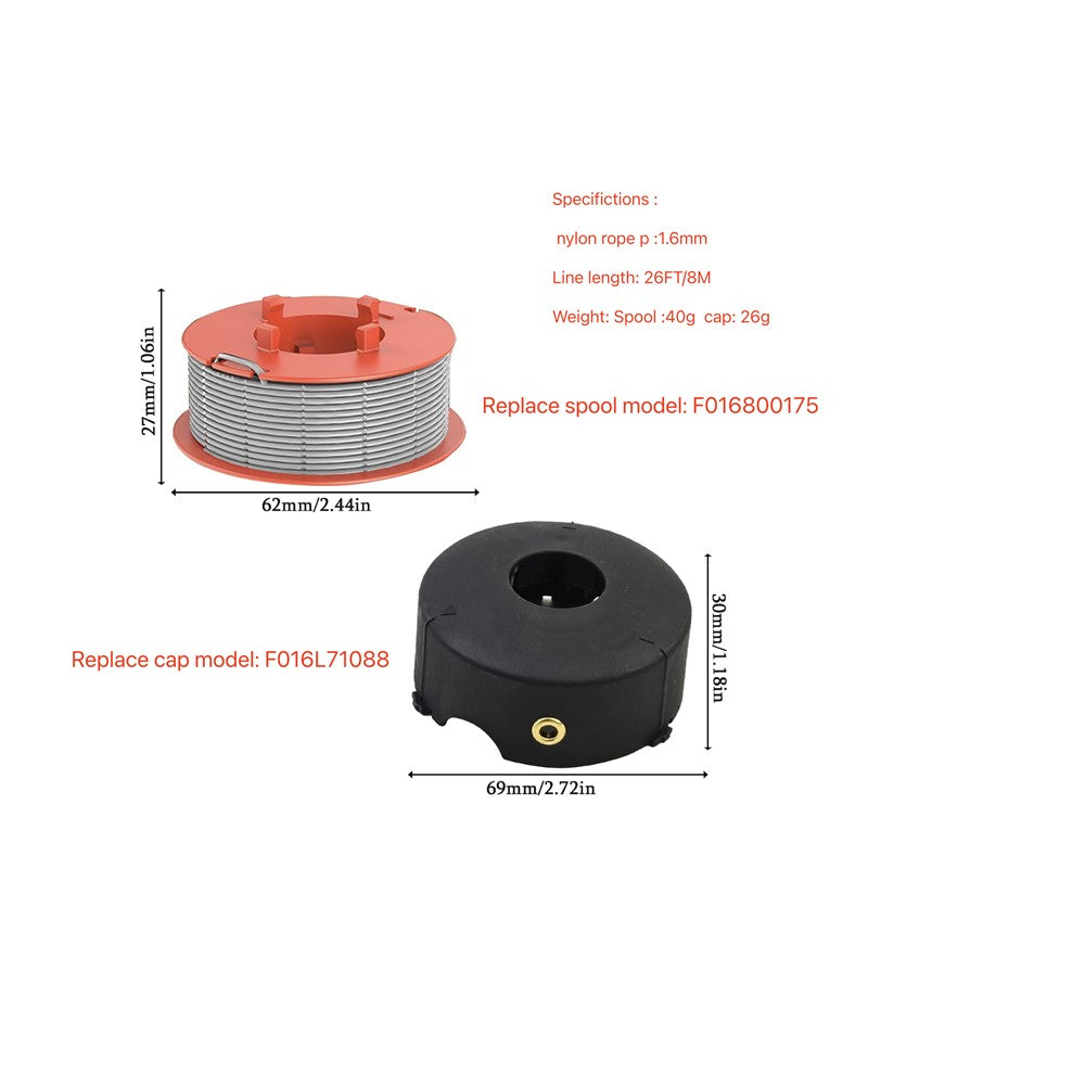 Spole & lock till Bosch grästrimmer