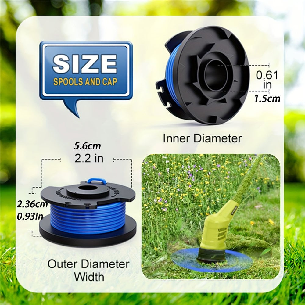 Spolar – 10-pack AC14RL3A för Ryobi 18–40V trimmer